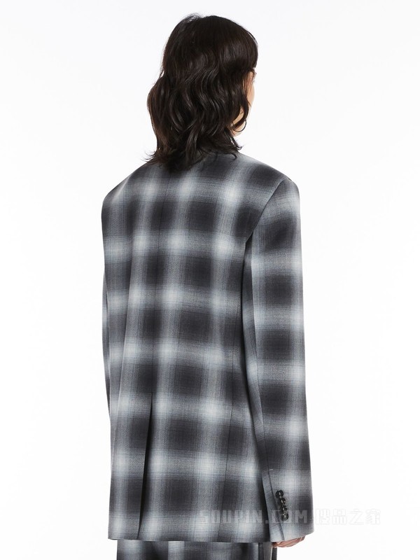 Chequered wool blazer | Sportmax