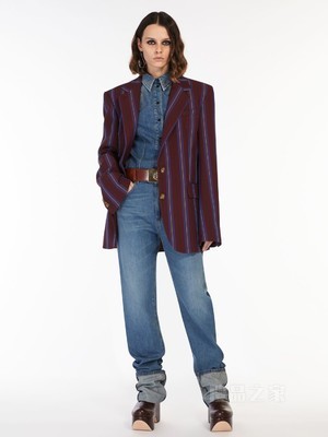 Regimental-striped blazer | Sportmax