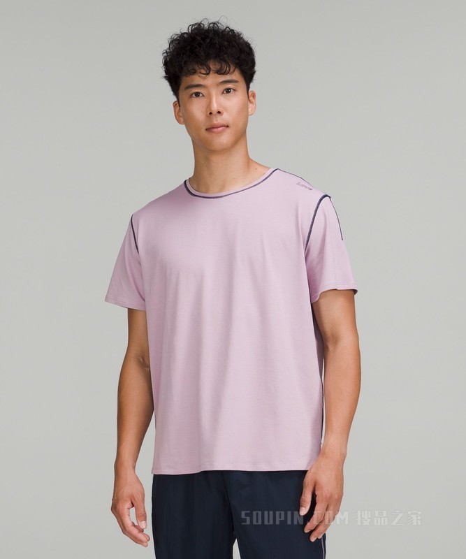 Classic-Fit 男士棉混纺短袖 T 恤