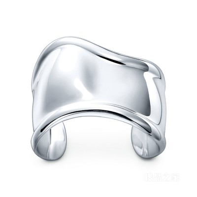 Elsa Peretti® 系列纯银小号 Bone Cuff,宽 43 毫米