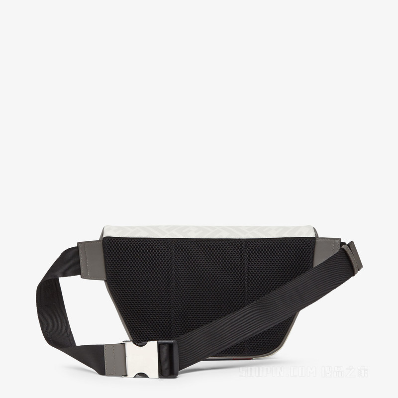 腰包 拼色皮质腰包