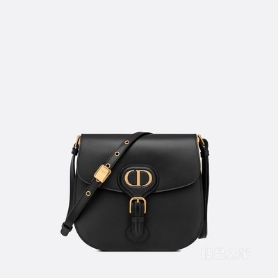 Dior Bobby Frame 手袋 黑色光面牛皮革