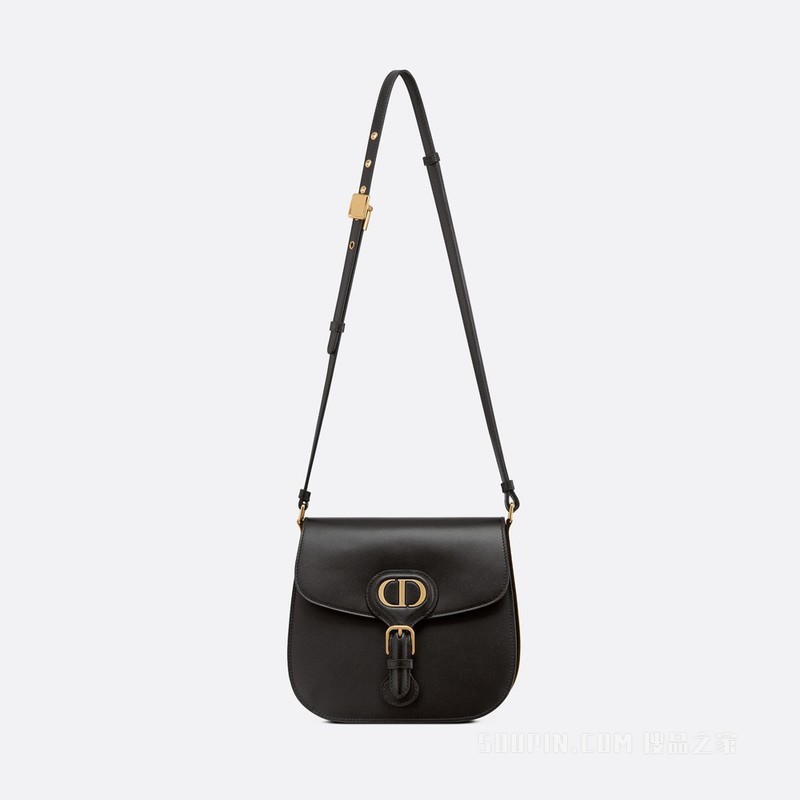 Dior Bobby Frame 手袋 黑色光面牛皮革
