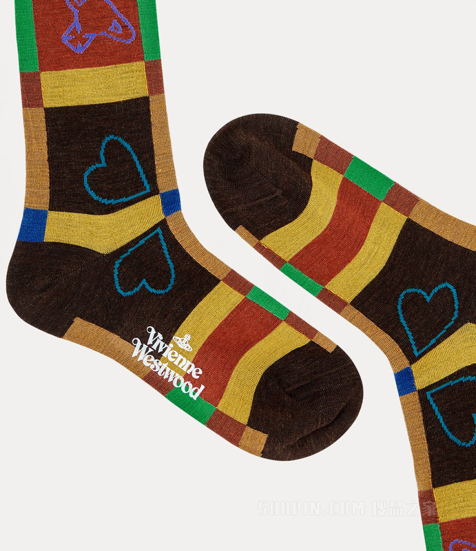 Hearts And Orbs Knee High