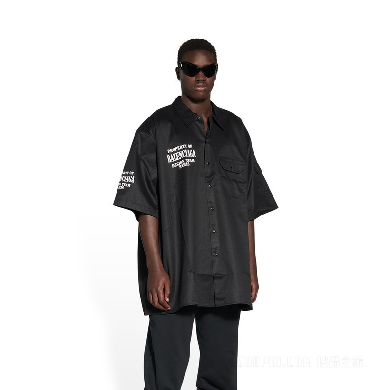 Property 口袋 Short Sleeve 衬衫