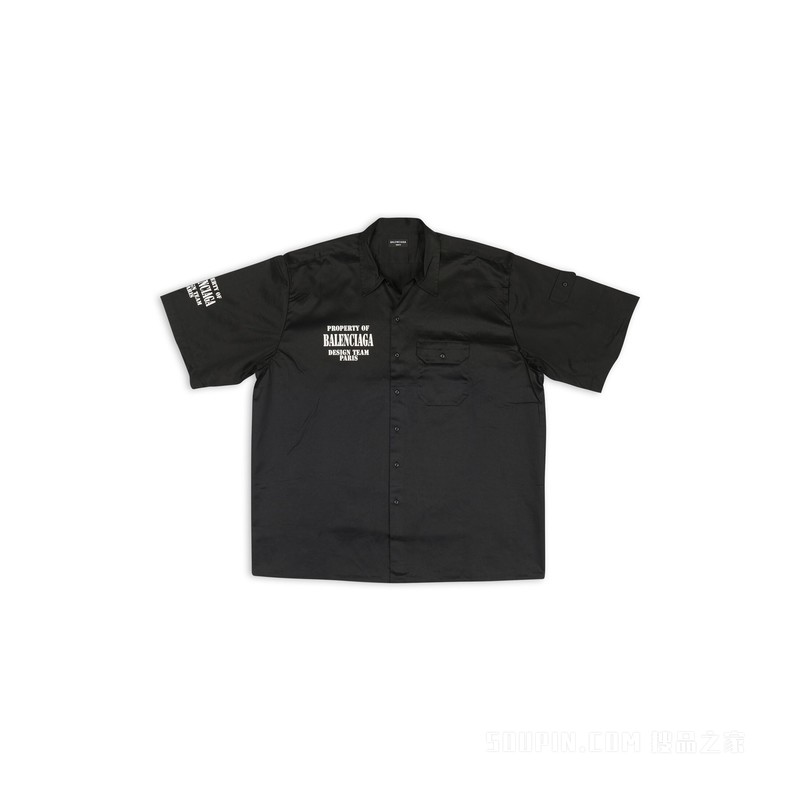 Property 口袋 Short Sleeve 衬衫