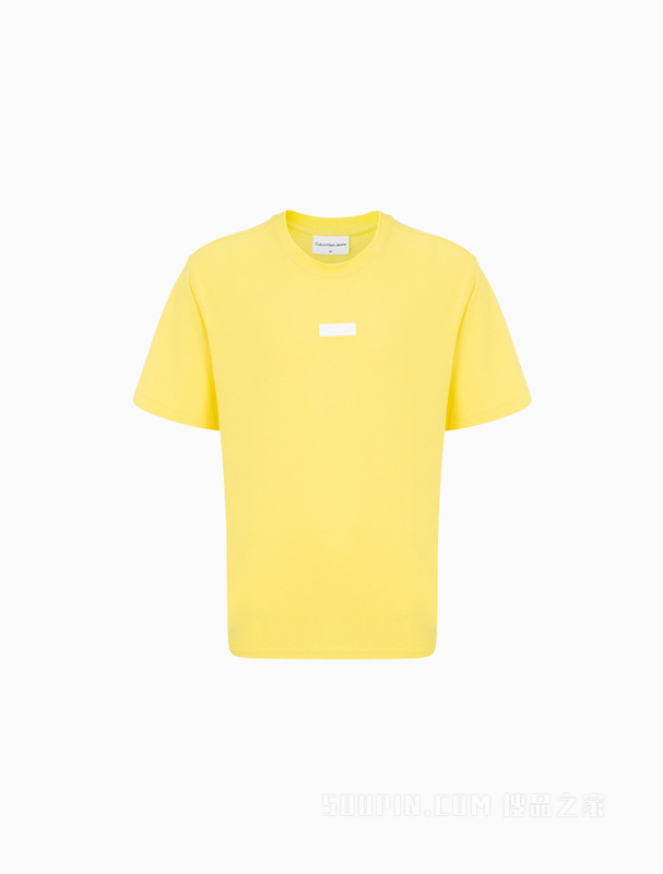 【七夕礼物】Calvin Klein 22春夏男女情侣中性圆领宽松短袖T恤J400197