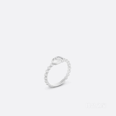 Petit CD 戒指 银色饰面金属