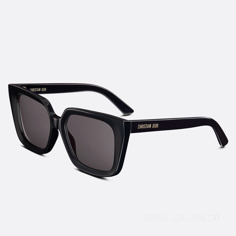 DiorMidnight S1I 太阳眼镜 黑色正方形镜框