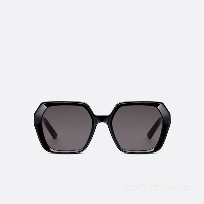 DiorMidnight S2F 太阳眼镜 黑色方形镜框