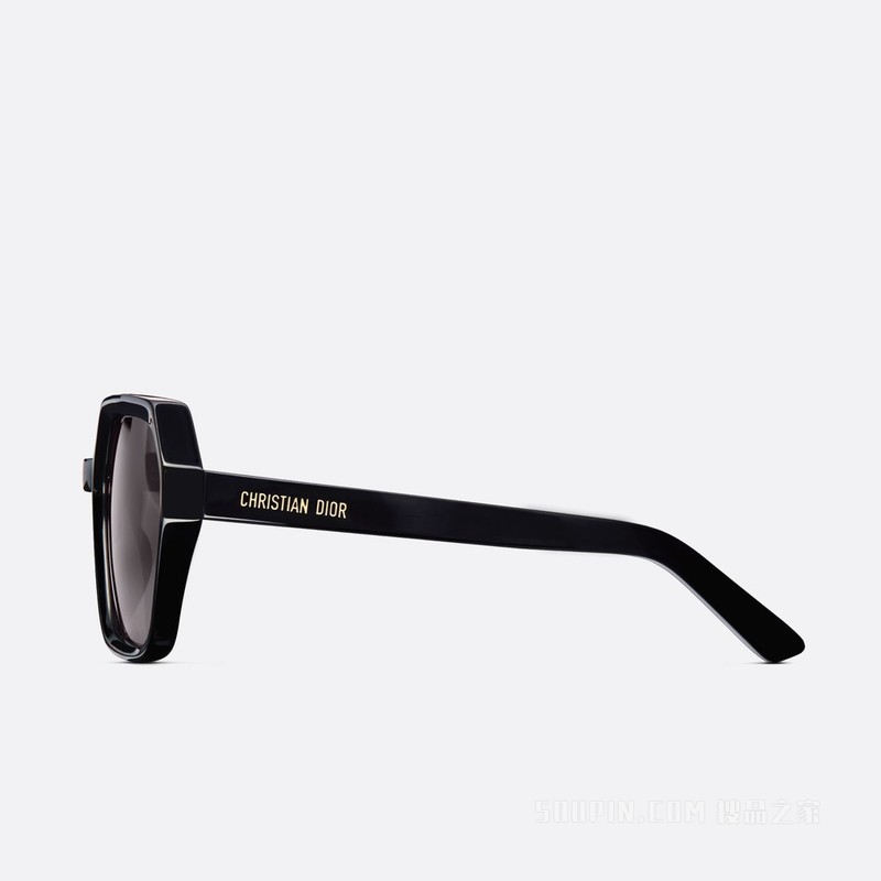 DiorMidnight S2F 太阳眼镜 黑色方形镜框
