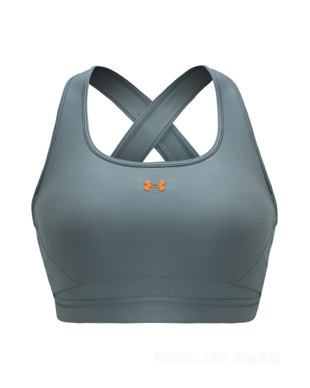 女士Armour Crossback Long Line运动内衣—中强度