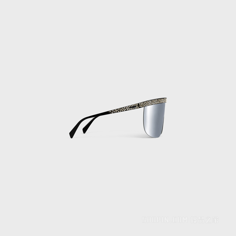 CELINE MOON金属太阳眼镜，配水晶 24661