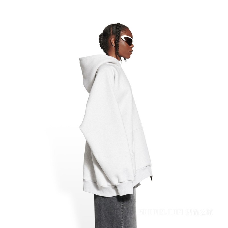 Fashion Institute Zip-Up Hoodie 连帽衫 Oversized
