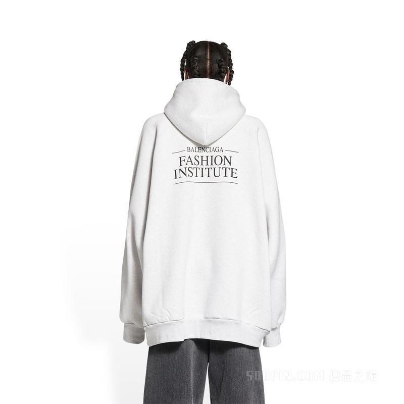 Fashion Institute Zip-Up Hoodie 连帽衫 Oversized