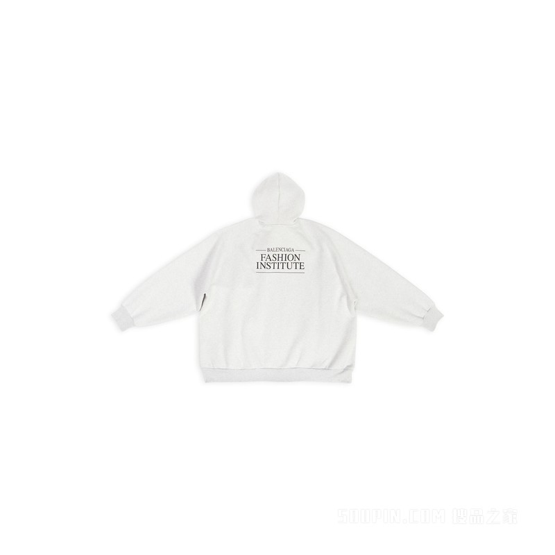 Fashion Institute Zip-Up Hoodie 连帽衫 Oversized