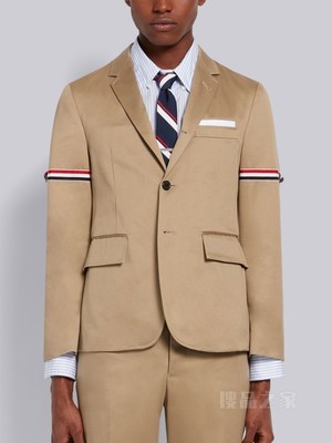 经典斜纹棉西服外套