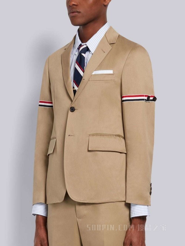 经典斜纹棉西服外套