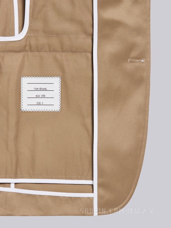 经典斜纹棉西服外套