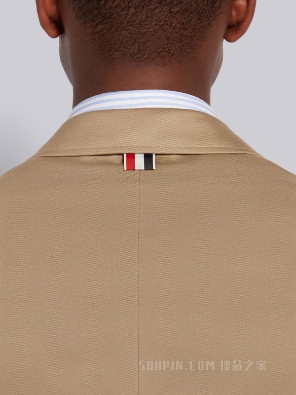 经典斜纹棉西服外套