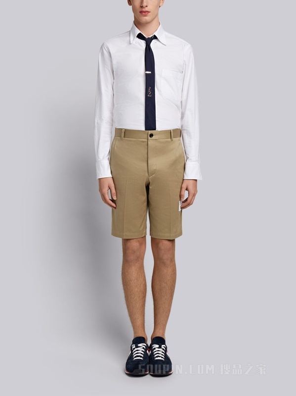 斜纹棉短裤