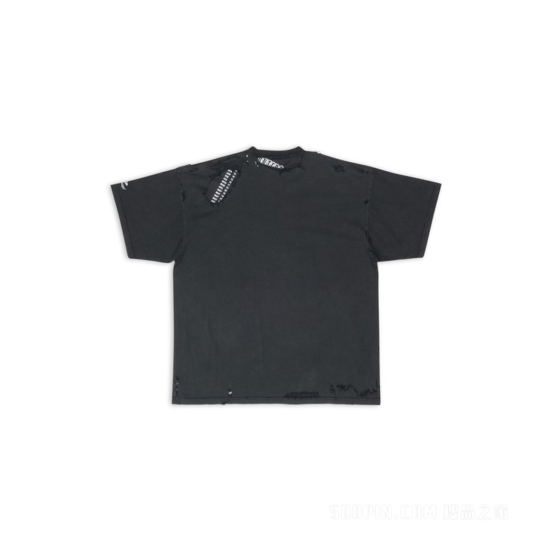 3B SPORTS ICON REPAIRED OVERSIZED T恤