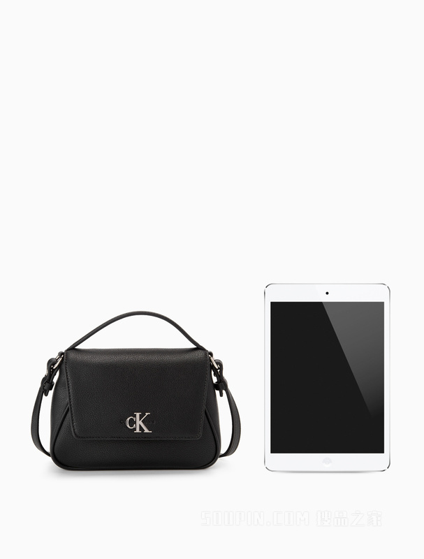 【七夕礼物】Calvin Klein 22早秋金属LOGO翻盖可卸肩带手提斜挎包DH3272