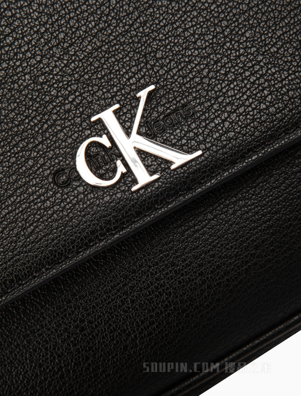 【七夕礼物】Calvin Klein 22早秋金属LOGO翻盖可卸肩带手提斜挎包DH3272