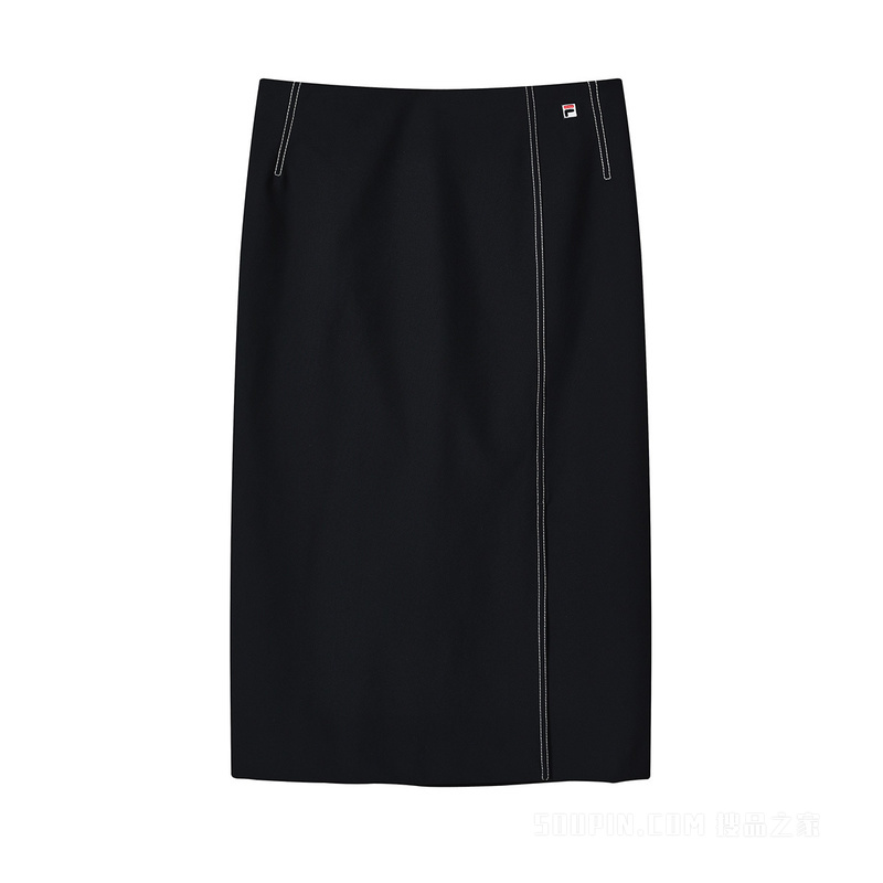 高圆圆同款女子经典商务梭织裙