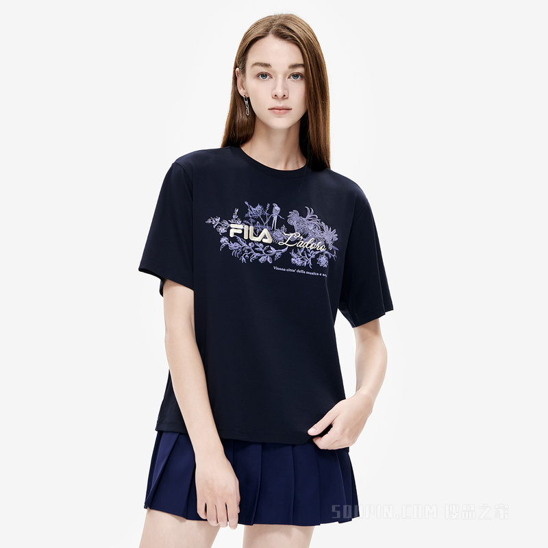 女子时尚休闲针织短袖衫