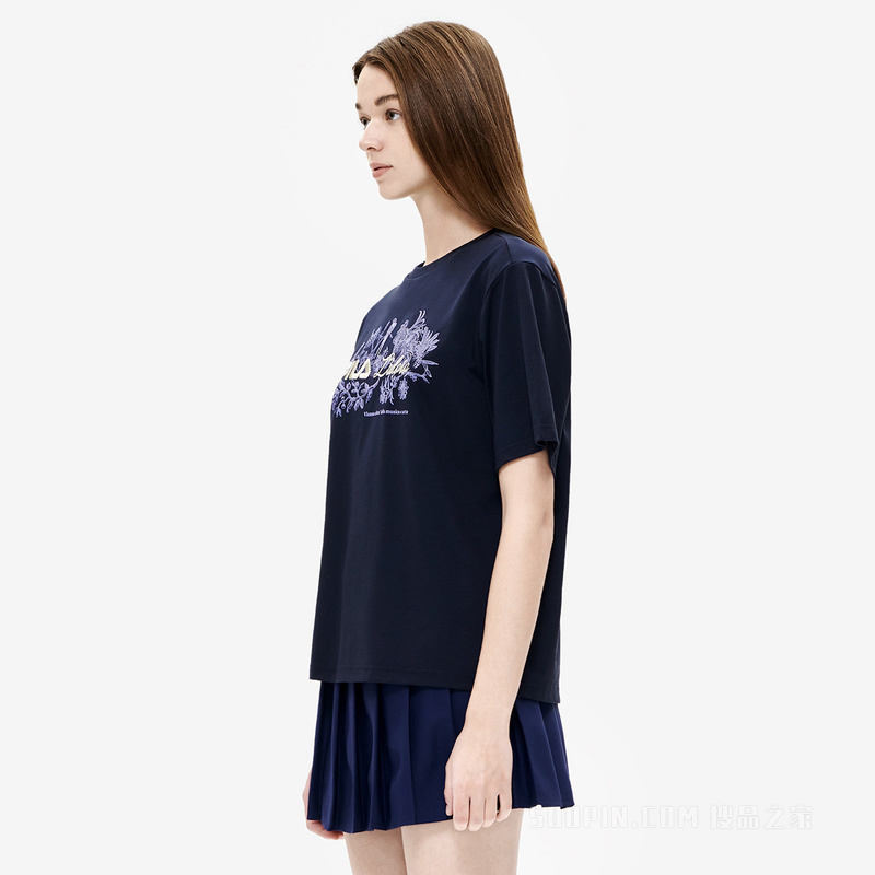 女子时尚休闲针织短袖衫