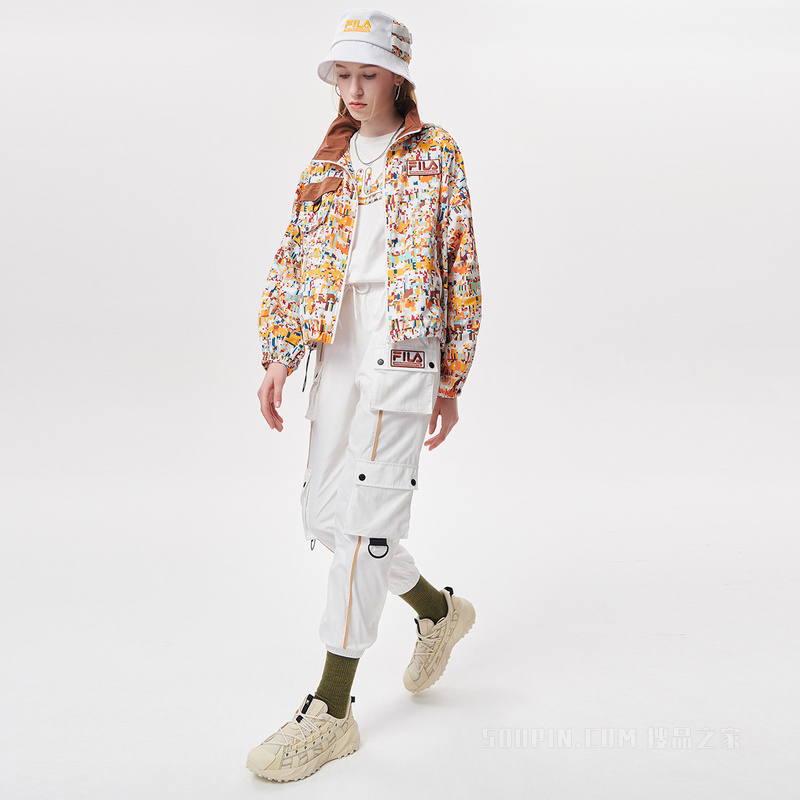 FILA x White Mountaineering联名女子梭织上衣