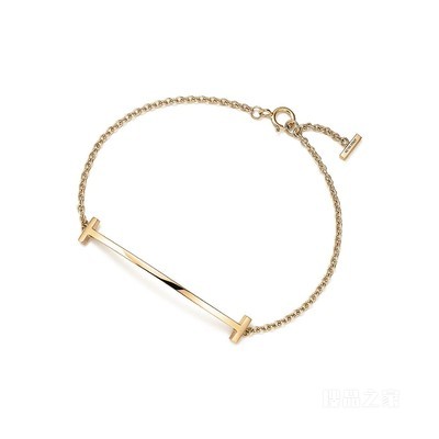Tiffany T 系列 18K 黄金 Smile 手链