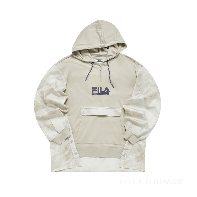 FILA x White Mountaineering联名女子连帽卫衣