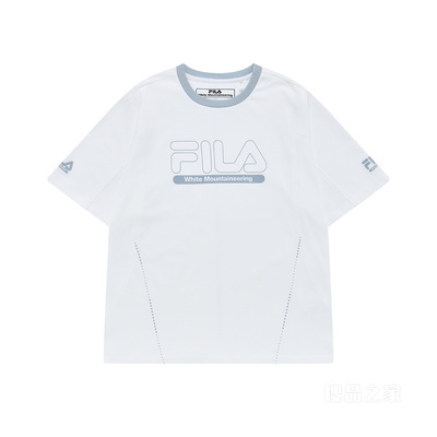 FILA x White Mountaineering联名女子针织短袖衫
