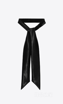 绒面效果科技面料亮面花结领带