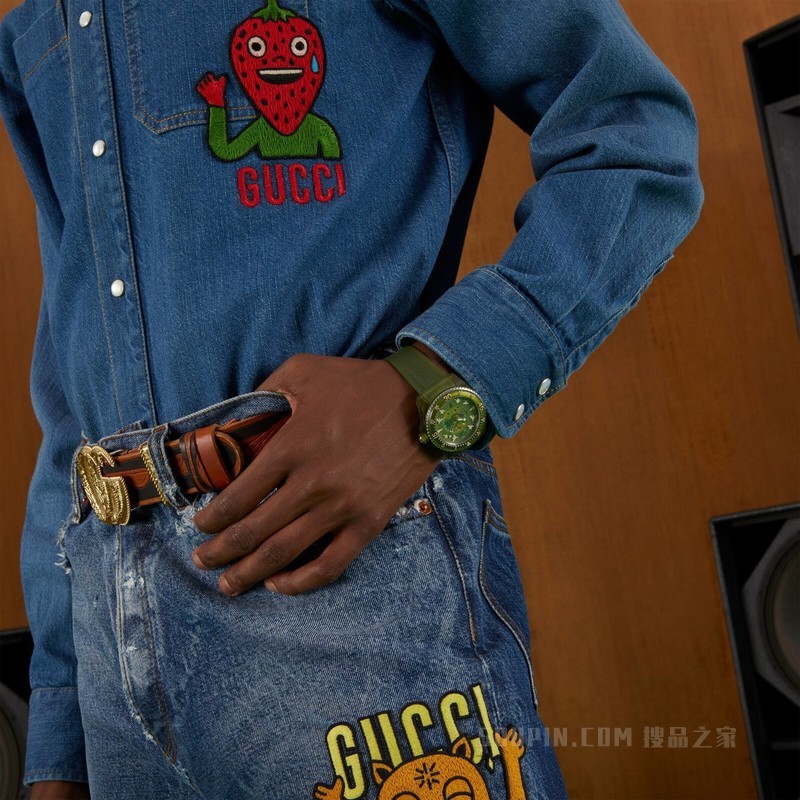 Gucci Dive腕表，40毫米 精钢