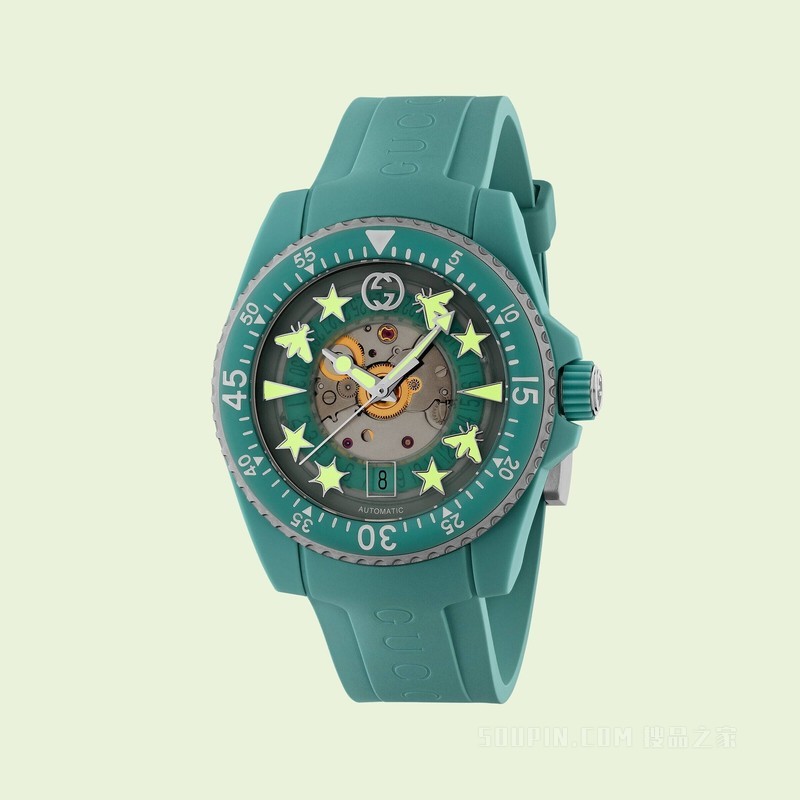 Gucci Dive腕表，40毫米 精钢
