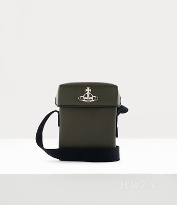 Grain Leather Crossbody Bag
