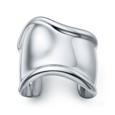 Elsa Peretti® 系列纯银小号 Bone Cuff,宽 43 毫米