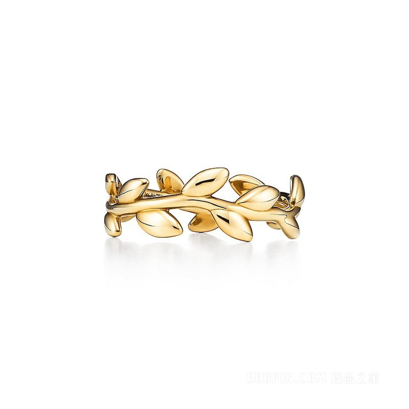 Paloma Picasso® 系列 18K 黄金 Olive Leaf 窄式戒指