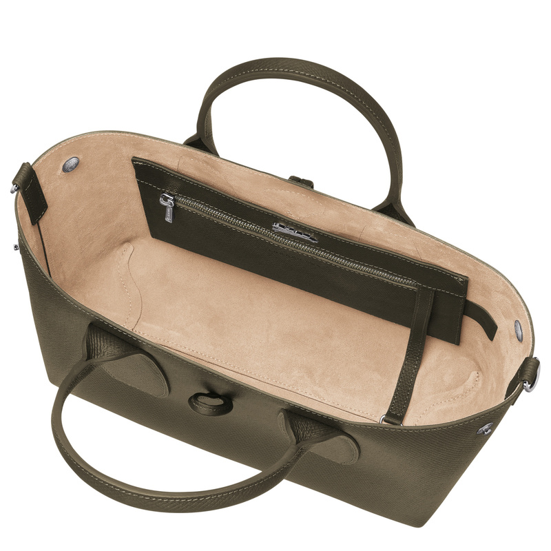 Roseau 手提包中号 - 绿色