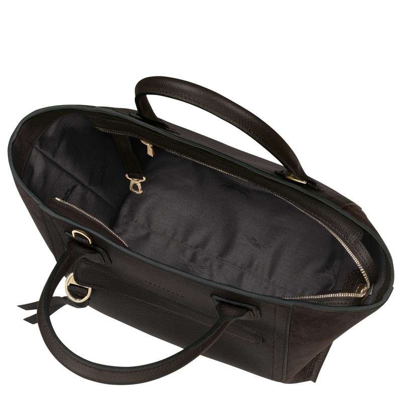 Mailbox 手提包中号 - 棕色