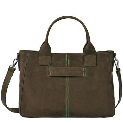 Longchamp 3D 手提包小号 - 绿色