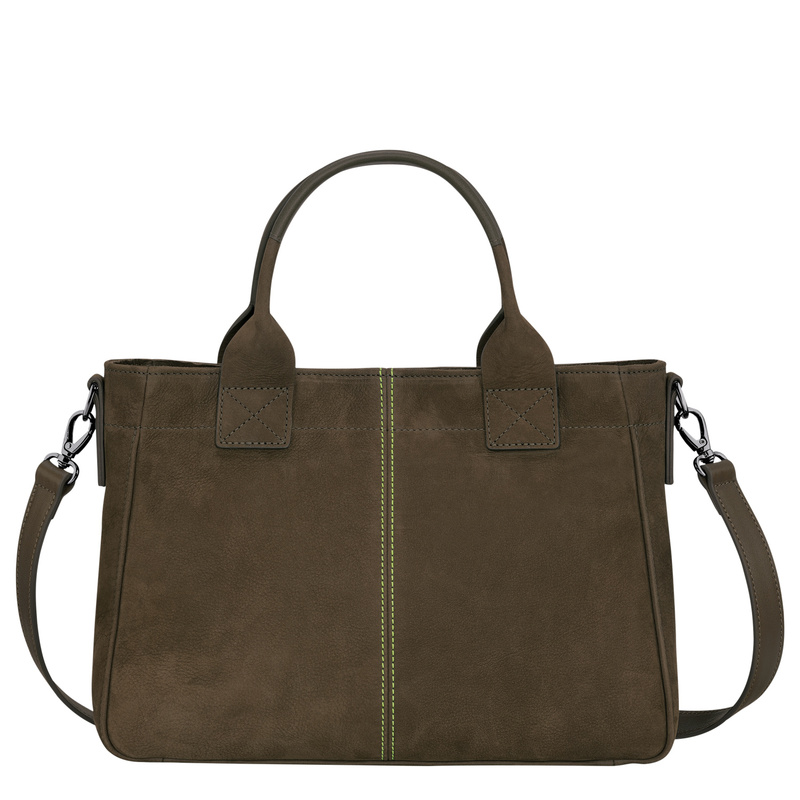 Longchamp 3D 手提包小号 - 绿色