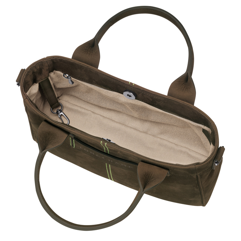 Longchamp 3D 手提包小号 - 绿色