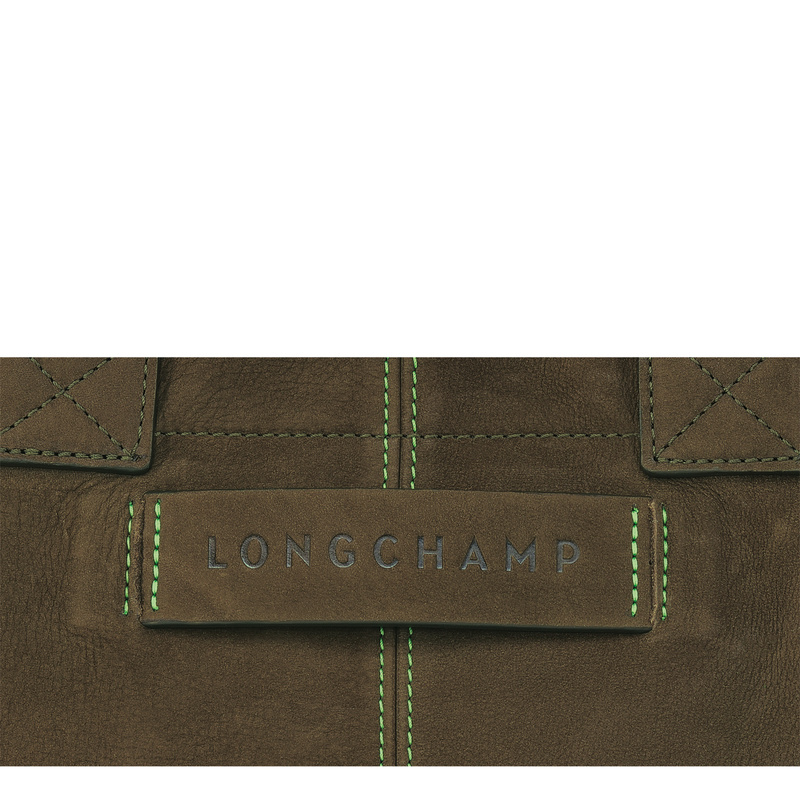 Longchamp 3D 手提包小号 - 绿色