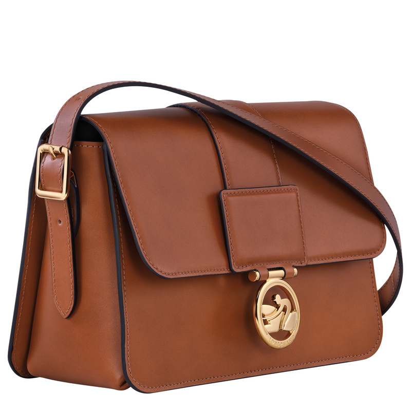 Box-Trot 斜挎包中号 - 棕色