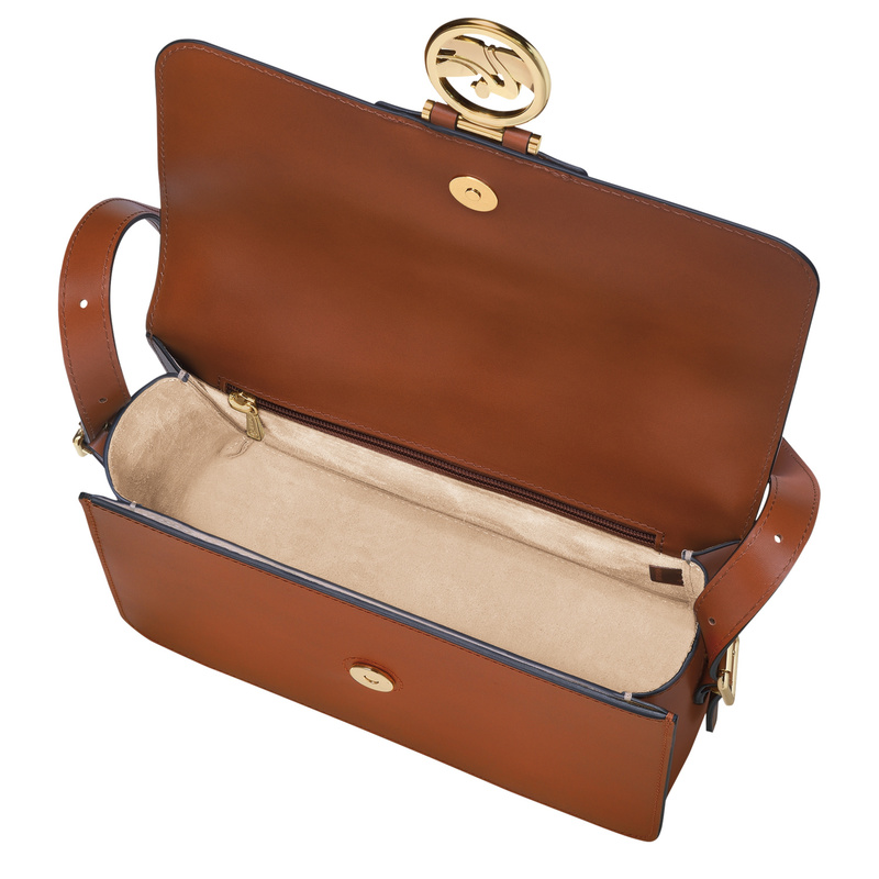 Box-Trot 斜挎包中号 - 棕色