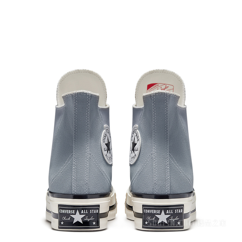 【男女同款】Chuck 70 Plus设计感帆布鞋 中性 灰色